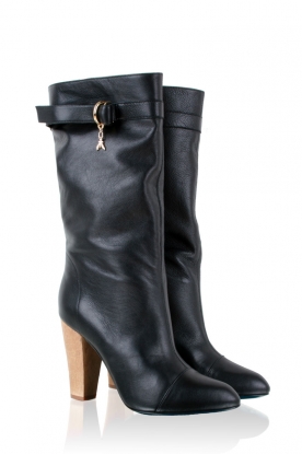 Leather boots Flow | black