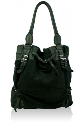 Suede bag Acacia | green
