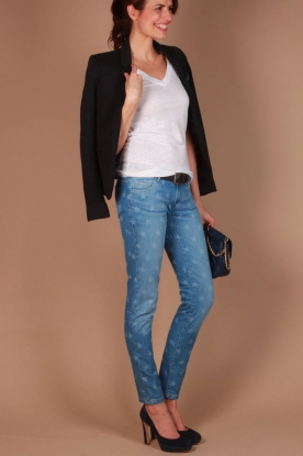Leon & Harper |  Jeans Pax Stars | blue
