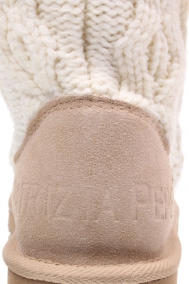Knitted boots Jennel | off white
