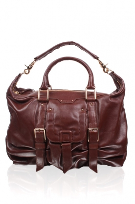 Leather bag Sasha | chocolate