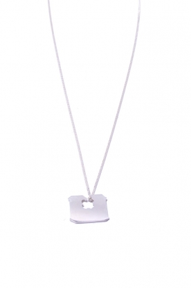 Necklace Bread clip | silver