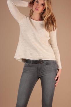 Denham |  Sweater Lot | ecru