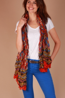 Aaiko |  Scarf Etna | orange