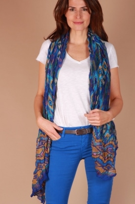 Aaiko |  Scarf Etna | blue
