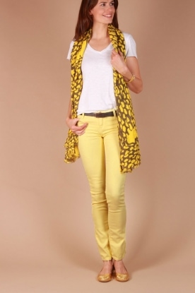 Acquaverde |  Jeans Alice Power | pale yellow