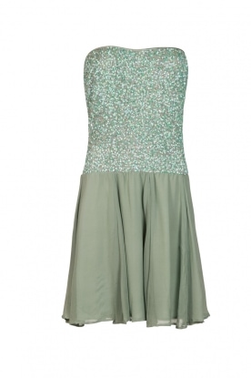 Silk dress Mutia | green Silk dress Mutia | green
