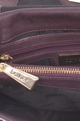  Leather bag Brinks | eggplant