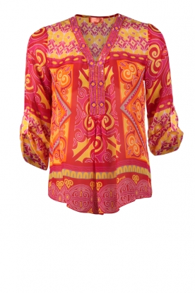 Silk blouse Evie | coral