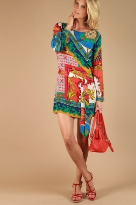 Hale Bob |  Silk dress Tess |  print