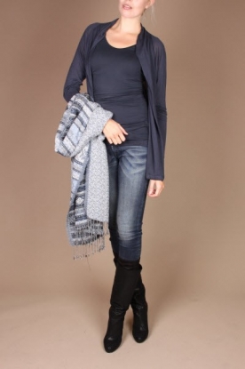 Charli |  Cardigan Natasha | smokey blue