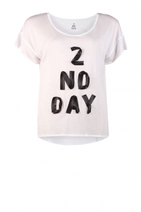 T-shirt Night Logo Tux | white