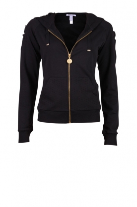 Sweat cardigan Jina | zwart