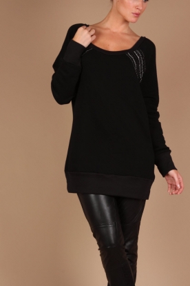 Shivadiva |  Sweater Thunder | black