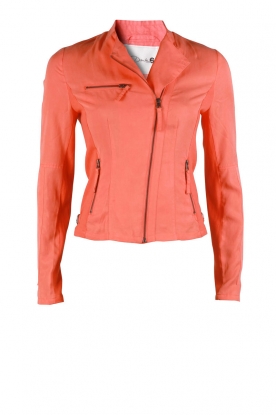 Biker cardigan Abou | coral Biker cardigan Abou | coral