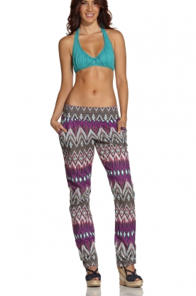 OndadeMar |  Rayon pants Java | purple