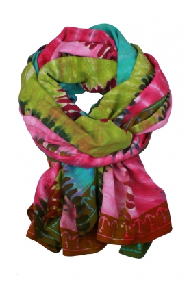 Tie Dye pareo/scarf Tie On | multi Tie Dye pareo/scarf Tie On | multi