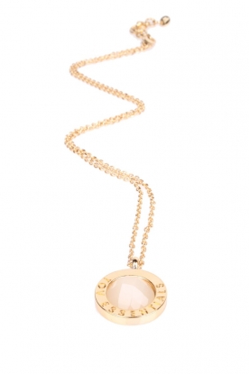 Necklace Stone | white/gold