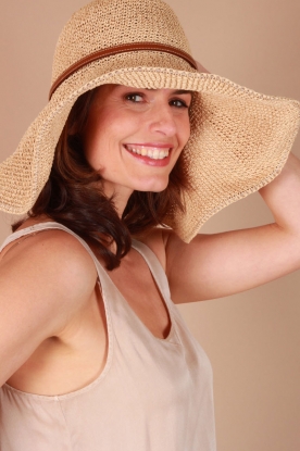 OndadeMar |  Beach hat Raffia | natural