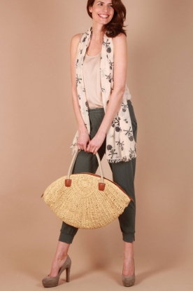 OndadeMar |  Beach bag Straw | natural