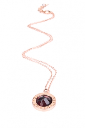 Necklace Stone | ruby/rose