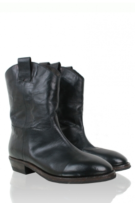 Leather cowboy boots Sting | black