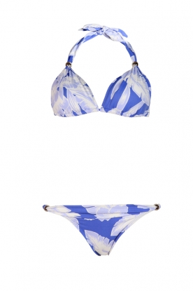 Triangle bikini Grecian slide | blue