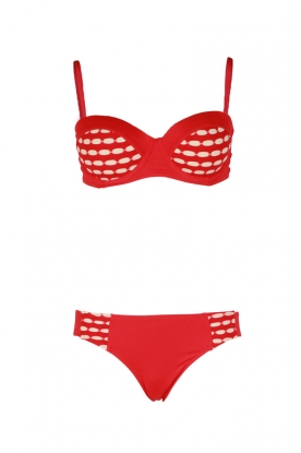 Balconette bikini Cancun | ruby
