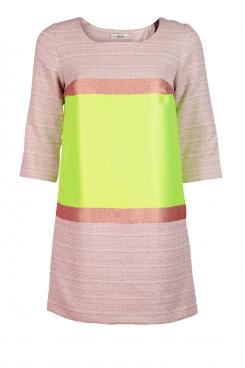Dress Ivana | natural/neon green Dress Ivana | natural/neon green