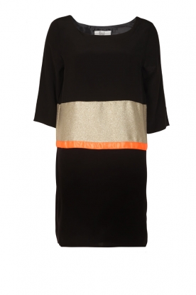 Silk Dress James | black