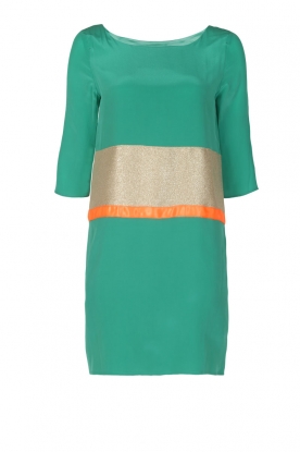 Silk Dress James | green