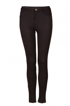 Suede pants Ranomi | brown