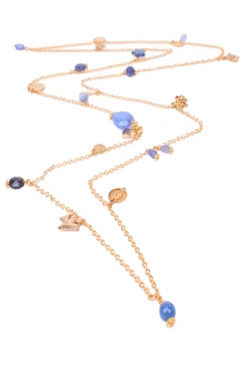 Chain Necklace Beads | blue