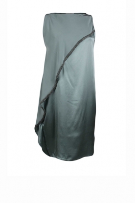 Silk dress Clara | petrol