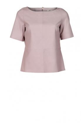 Leather Shirt Vital  | mauve