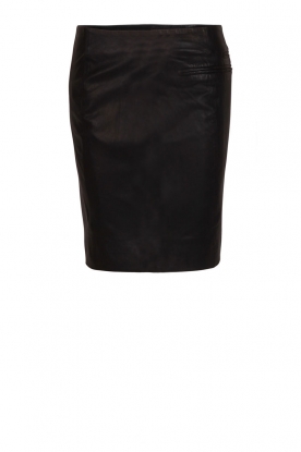 Leather skirt Vital | black