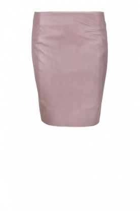 Leather skirt Vital | mauve