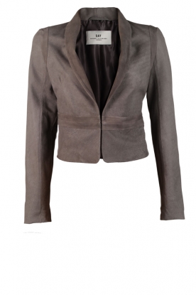 Leather jacket | grey