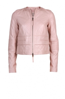 Leather jacket Chanel Napa | soft pink
