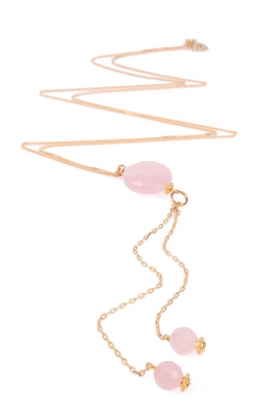 Necklace Gemstone | soft pink