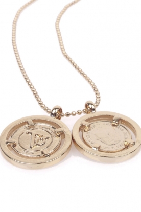TOV ESSENTIALS |  Necklace Small Coins | light gold