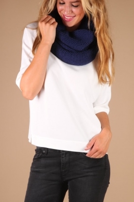 American Vintage |  Tube Scarf Mora | dark blue
