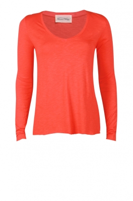 Longsleeve shirt Haga | red orange
