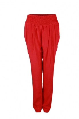 Silk Pants Jane | red