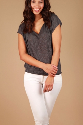American Vintage | Top Fina | grijs