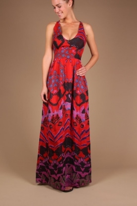 Antik Batik |  Maxi dress Opyla | red
