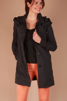Denham |  Parka coat Solar | black