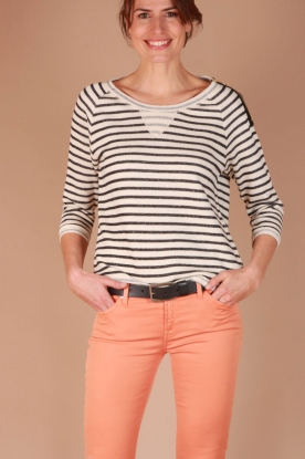 Essentiel Antwerp |  Sweater Egmond | black/white