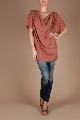  Tunic top Trevor | brown rust