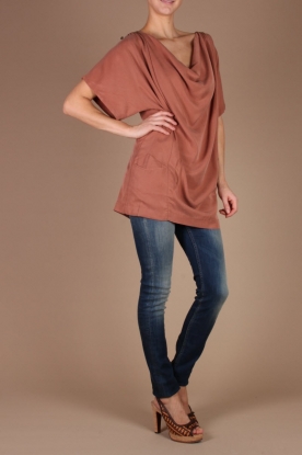  Tunic top Trevor | brown rust
